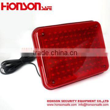 Amber Blue Red LED Big Grille Vehicle Square Warning Light For Vehicle HG-250 photo-2