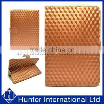 9 Inch Gold Colour 3D Cube Universal Tablet Case