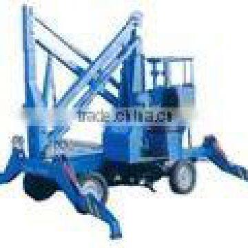 Hydraulic self propelled rotating boom lift equipment