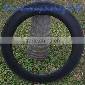 88mm 700c 3k matte carbon wheel rim tubular road bike carbon rim