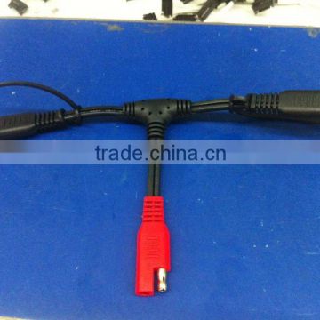 UL SPT-2 105c 300V cable with T type 4.57mm Europe connector SAE power cable