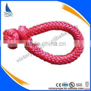 10mm UHMWPE quick release soft rope shackle for car with high strength