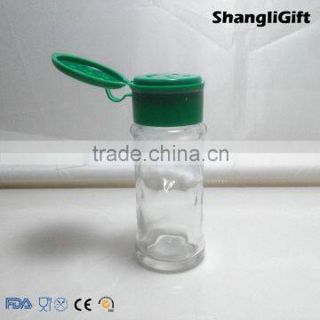 70ml Barbecue Spice Pepper Glass Bottle With Flip Shakers Wholesale photo-2