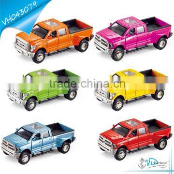 Music Light Door Open Pull Back Diecast Truck Model Toy