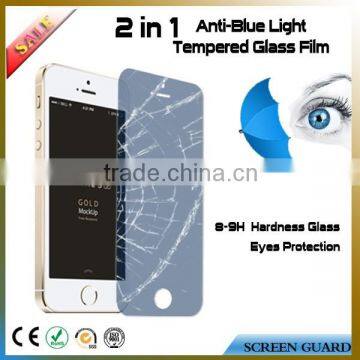 anti blue light screen protector for iphone 5/5s SE tempered glass