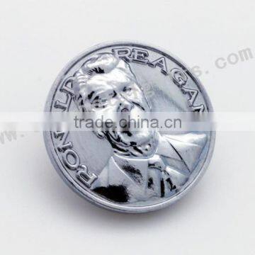 customize paly metal unique silver coins