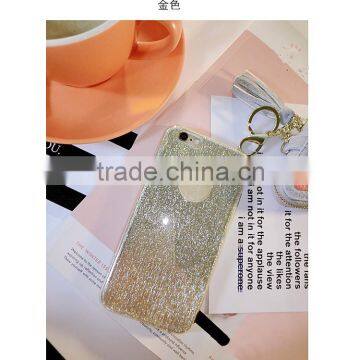 Flexible Silicone Soft Scratchproof Shiny Bling Glitter Case for iPhone