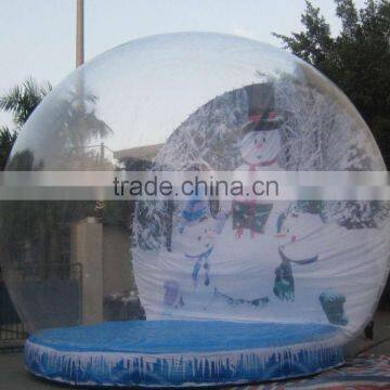 giant christmas inflatable snow globe