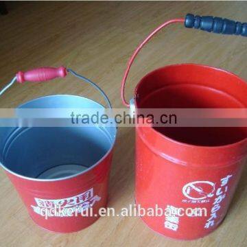 Japan Fire Bucket Steel Water Bucket