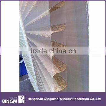 Manual Elegant Linnet Shangri-la Fabric Curtains With Day Night Effect