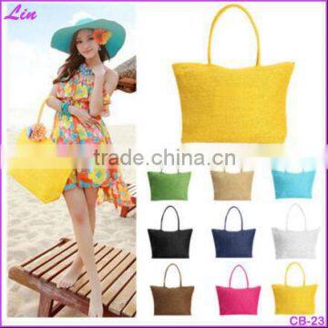 Hot New Design Straw Popular Summer Style Weave Woven Shoulder Tote Shopping Beach Bag Purse Handbag
