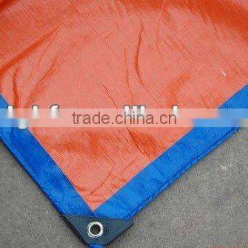 coated stripe waterproof and weather resistant tarpaulin