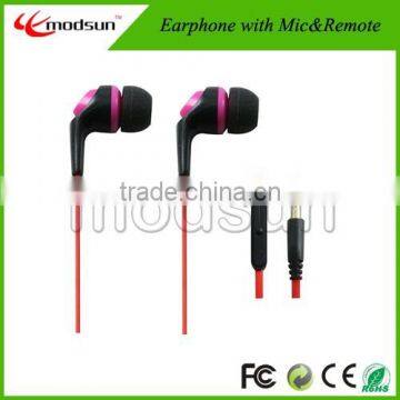 fashionable wired plastic earphone