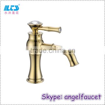 2015 Newest Fancy Bathroom Design Single Lever Long Neck BasinFaucet