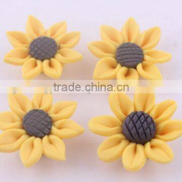 Jump Price loose !!Wholesale new handmade polymer clay flower for DIY fashion jewelrys!! Cheapest!! !!