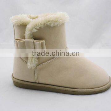 Lovely women warm winter snow boots