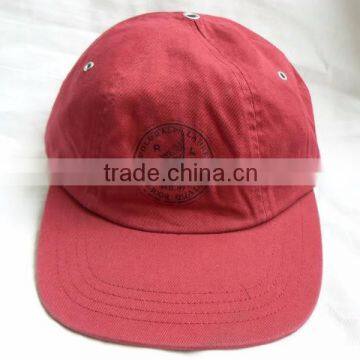 snapback promotion various color custom embroidery design caps quiet life red color