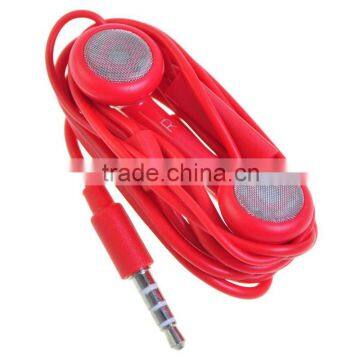 3.5mm mobile phone Hands-free headset For Iphones/other smart phones and MP3- red