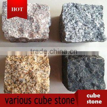 natural cheap cube stone granite with factory price