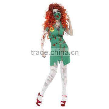 Halloween Women Nurse Zombie Costume