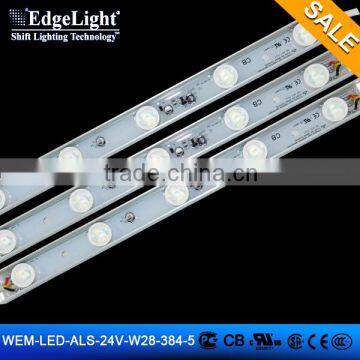 Edgelight aluminum profile led strip light , white/warm white/CE/ROHS/UL waterproof low voltage outdoor led strip light                        
                                                Quality Choice
                                                