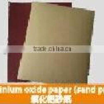 Aluminium oxide paper (sand paper) B kraft paper backing double resin binder