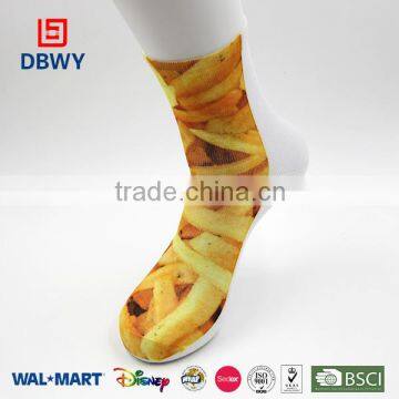 Hot Sale Custom Funny Design Digtal Sublimation Socks for women