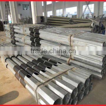 gavanized steel electric poles