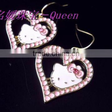 hello kity earrings jewelry