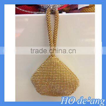 Hogift Fashion evening bag/gold bride bag/DJ Princess bag