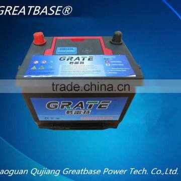 55d23l car battery 12V 55AH lead acid battery wholesale 12V battery mf55ah car battery