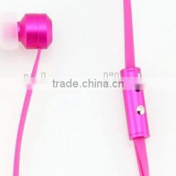 FT-866 Coloful Stereo Aluminium Earphone with Mic