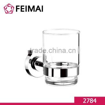 Brass Chrome PLated Wall Mounted Single Toothbrush Holder