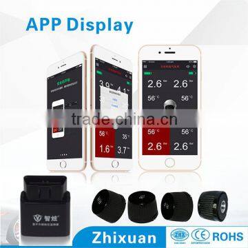 bluetooth smartphone tpms with OBD receiver, tire pressure monitoring system for android phone                        
                                                Quality Choice