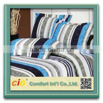 brushed 100% polyester bedsheet fabric with flora printing for home textile polyester fabric