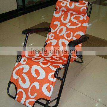 Portable camping zero gravity lounge chair