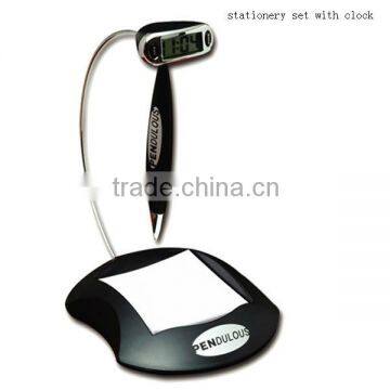 Magnetic table pen with clock for promotion