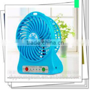 2016 Hot Sale high performance DC 5V cooling air portable rechargeable usb mini fan