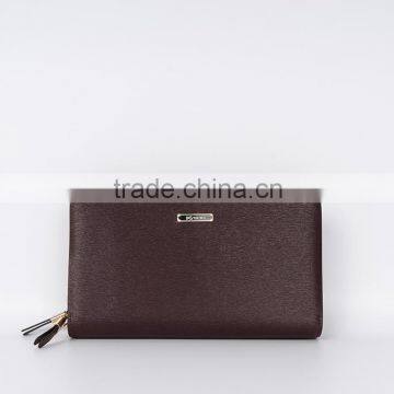 Best top grain men's leather wallet oem