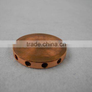 Round Turning Copper Aluminum CNC Disc 3.5mm