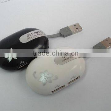 Promotional Gift Computer 4 Port Usb Hub With Hidden Cable photo-6