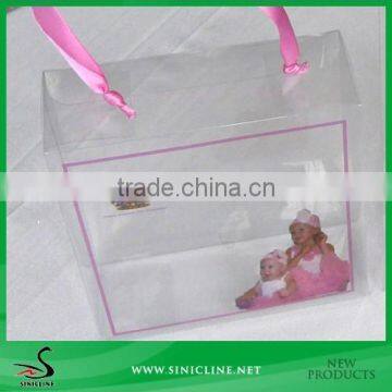 Sinicline Customized Clear PVC Bag For Cosmetics Package