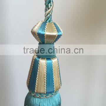 High Quality Wholesalers Curtain Accessory Polyester Material Tassel Tieback for Home Decorative photo-2