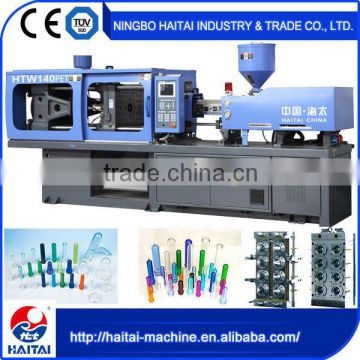 HTW140/PET Standard Sizes injection molding machine for pet bottle preform