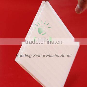 UV protection recycled pet plastic raw material pool cover polycarbonate hollow sheet