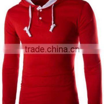 Men's Long Sleeved T-shirt Stitching Solid Design Casual Outdoors Long Sleeved t Shirt Quality Choice photo-2