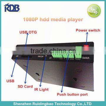 RDB 1080P hdd media player with internal storage and external Wifi DS009-111