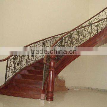 Top-selling wrought iron stair handrail,cast iron handrail