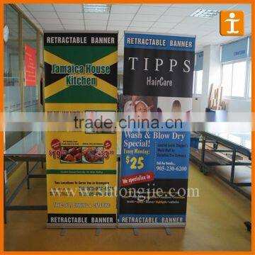 Portable roll up display,city show roll up display