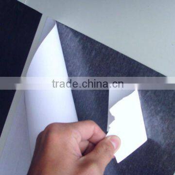 magnetic roll with adhesive